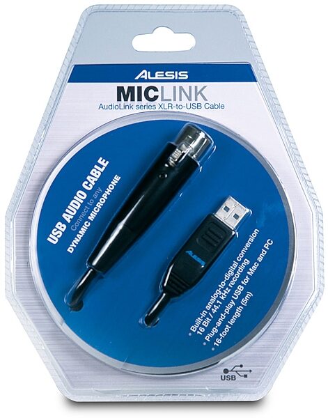 open zoom image for Alesis MicLink XLR USB Audio Interface, Package