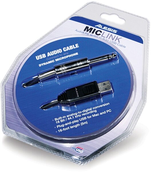 open zoom image for Alesis MicLink XLR USB Audio Interface, Angle