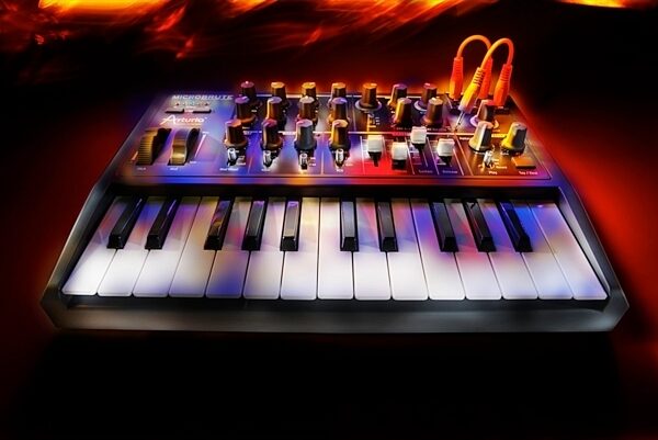 open zoom image for Arturia MicroBrute Analog Synthesizer Keyboard, Glamour View