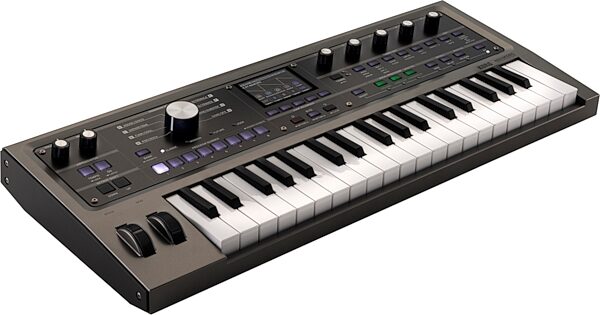 open zoom image for Korg MicroKorg 2 Synthesizer Keyboard with Vocoder, Black, Action Position Back