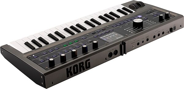 open zoom image for Korg MicroKorg 2 Synthesizer Keyboard with Vocoder, Black, Action Position Back