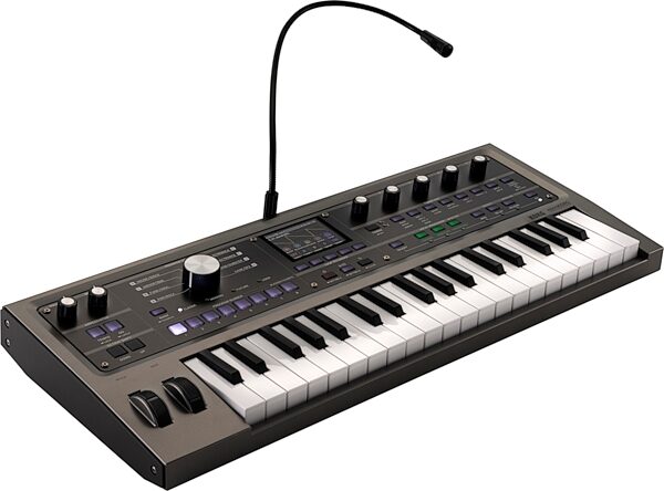 open zoom image for Korg MicroKorg 2 Synthesizer Keyboard with Vocoder, Black, Action Position Back
