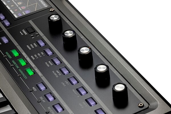 open zoom image for Korg MicroKorg 2 Synthesizer Keyboard with Vocoder, Black, Action Position Back