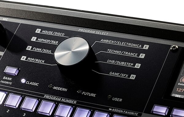 open zoom image for Korg MicroKorg 2 Synthesizer Keyboard with Vocoder, Black, Action Position Back