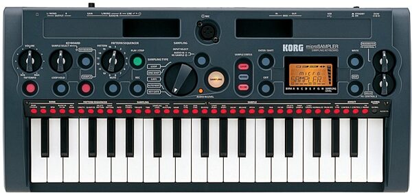open zoom image for Korg microSAMPLER Sampling Keyboard, Top