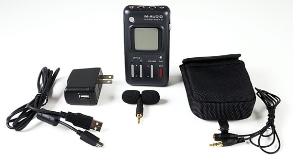 open zoom image for M-Audio Microtrack II 24/96 Portable Handheld Recorder, Accessories