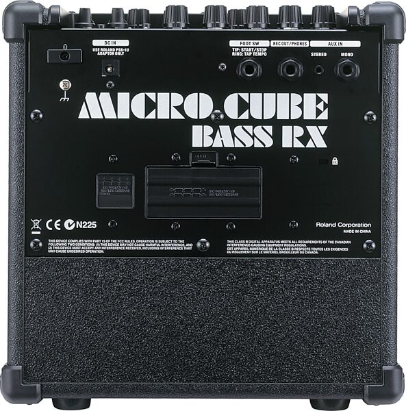 open zoom image for Roland Micro Cube Bass RX Battery-Powered Bass Combo Amplifier, Rear