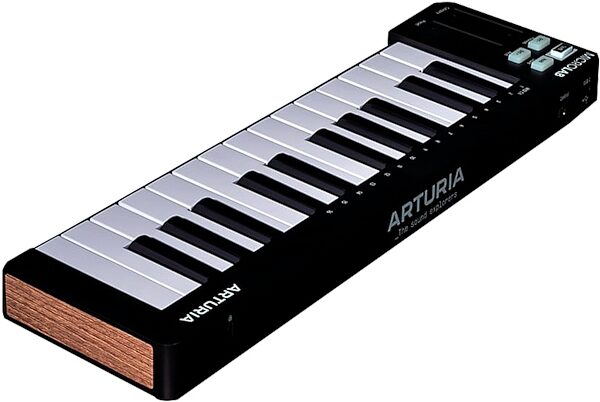 open zoom image for Arturia MicroLab MK3 USB MIDI Keyboard Controller, Black, Action Position Back