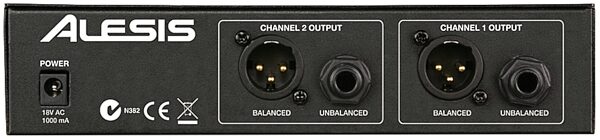open zoom image for Alesis MicTube Duo Stereo Tube Microphone Preamplifier, Rear