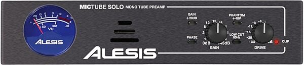 open zoom image for Alesis MicTube Solo Mono Tube Microphone Preamplifier, Main