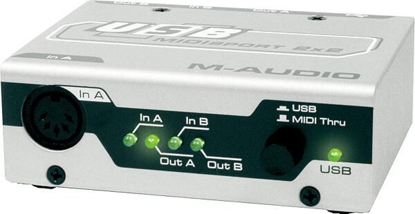 open zoom image for M-Audio Midisport 2x2 (Macintosh and Windows), Main