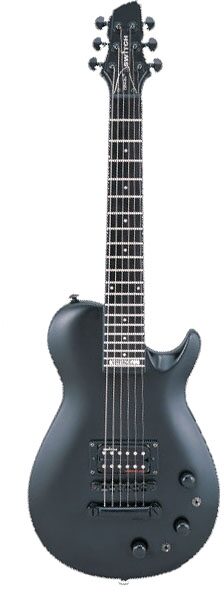 open zoom image for Switch Midnite Xpress Travel Electric Guitar, Satin Black