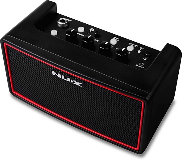 open zoom image for NUX Mighty Air Stereo Modeling Guitar Amplifier with Bluetooth + B-5RC Wireless Transmitter, New, Angled Front