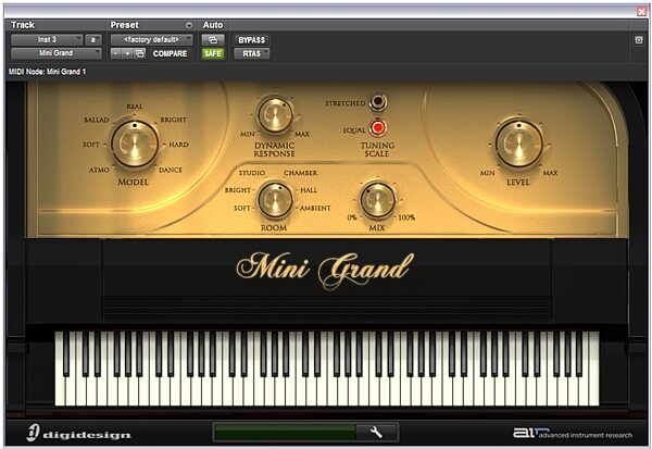 open zoom image for M-Audio Pro Tools M-Powered Recording Software, Mini Grand