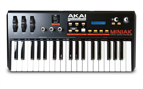 open zoom image for Akai MINIAK Virtual Analog Synthesizer with Vocoder, Top