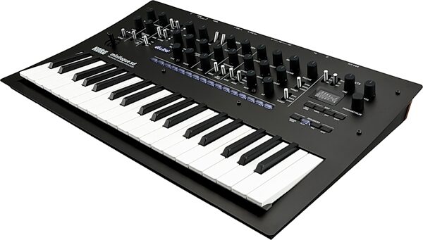 open zoom image for Korg Minilogue XD Analog Keyboard Synthesizer, Standard Black, Action Position Back