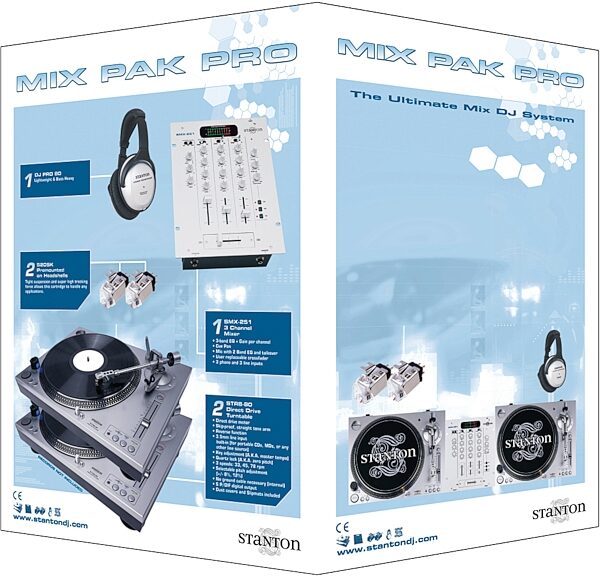 open zoom image for Stanton MixPak Pro Turntable DJ Package, Main