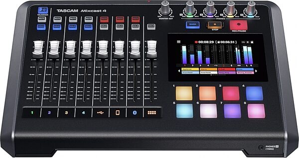open zoom image for TASCAM Mixcast 4 Podcast Workstation, New, Action Position Back