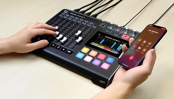 open zoom image for TASCAM Mixcast 4 Podcast Workstation, New, Action Position Back