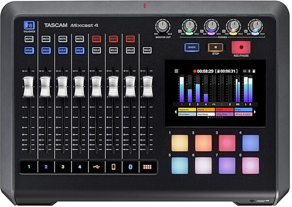 open zoom image for TASCAM Mixcast 4 Podcast Workstation, New, Action Position Back