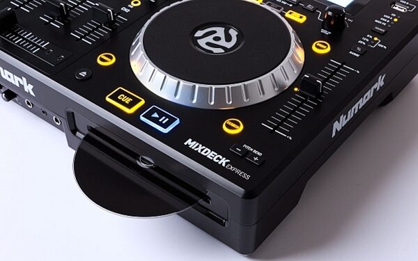 open zoom image for Numark Mixdeck Express Multi-Format USB DJ CD Controller System, ve
