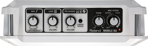 open zoom image for Roland MOBILE BA Battery-Powered Stereo Amplifier, Top