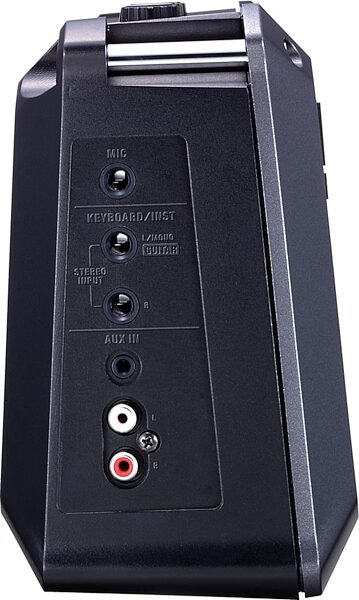 open zoom image for Roland Mobile Cube Battery-Powered Guitar Amplifier (5 Watts, 2x4"), Left Side - Inputs