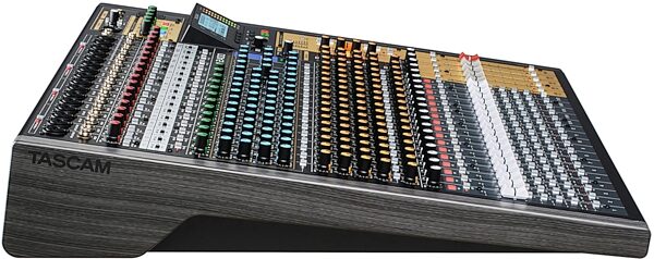 open zoom image for TASCAM Model 2400 24-Track Flagship Analog Mixer, USB Audio Interface, and Multitrack Recorder, New, Action Position Back