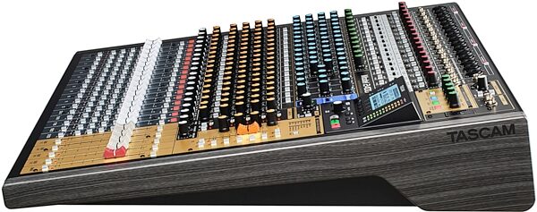 open zoom image for TASCAM Model 2400 24-Track Flagship Analog Mixer, USB Audio Interface, and Multitrack Recorder, New, Action Position Back