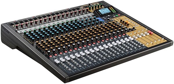 open zoom image for TASCAM Model 2400 24-Track Flagship Analog Mixer, USB Audio Interface, and Multitrack Recorder, New, Action Position Back