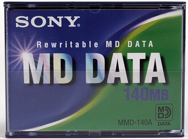 open zoom image for Sony MMD140 Data MiniDisc (37 Minutes), Main