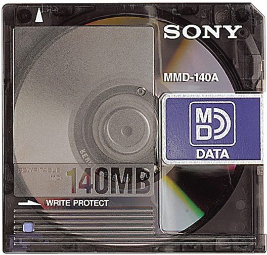 open zoom image for Sony MMD140 Data MiniDisc (37 Minutes), Disk