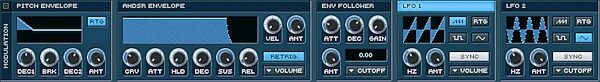 open zoom image for Native Instruments Intakt Software Sampler (Macintosh and Windows), Modulator