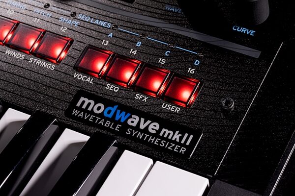 open zoom image for Korg Modwave mkII Wavetable Synthesizer, New, Action Position Back