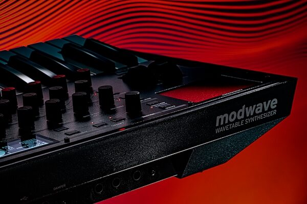 open zoom image for Korg Modwave mkII Wavetable Synthesizer, New, Action Position Back