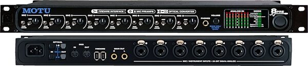 open zoom image for MOTU 8pre 16x12 FireWire Audio Interface, Main