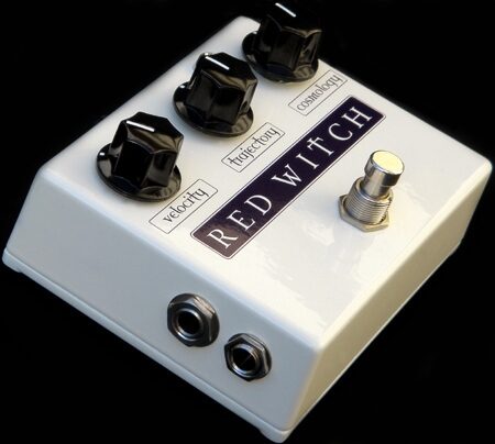 open zoom image for Red Witch Deluxe Moon Phaser Pedal, Side View
