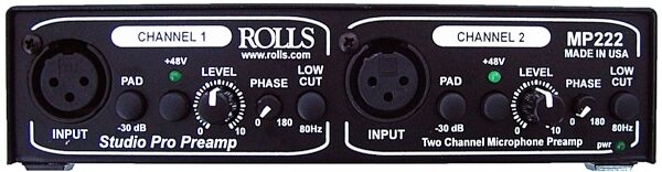 open zoom image for Rolls MP222 Studio Pro Microphone Preamplifier, Main
