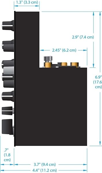 open zoom image for Rane MP25 DJ Rack Club Mixer, Side