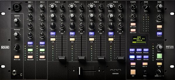 open zoom image for Rane MP26 USB DJ Mixer with Effects, Top