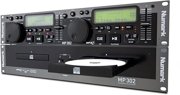 open zoom image for Numark MP302 Rackmount Dual CD/MP3 Player, Main