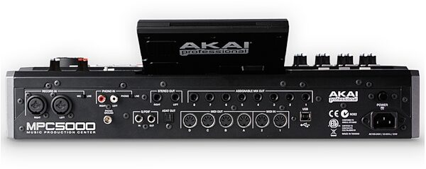 open zoom image for Akai MPC5000 Music Production Center, Back