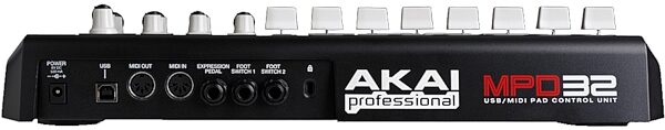 open zoom image for Akai MPD32 USB/MIDI Pad Controller, Rear