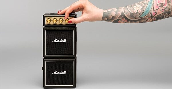 open zoom image for Marshall MS4 Not-So-Mini Mini Guitar Amplifier, New, In Use
