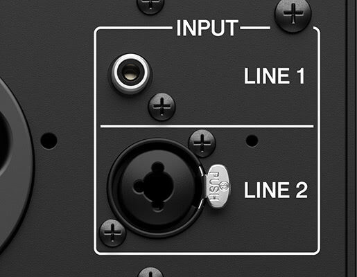 open zoom image for Yamaha MSP3A 4" Powered Monitor Speaker, New, Rear detail Side