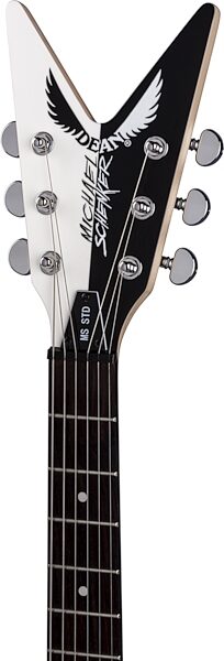 open zoom image for Dean Michael Schenker V Standard Electric Guitar, Action Position Back