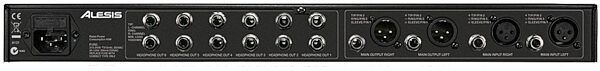 open zoom image for Alesis MultiMix 6 Cue Headphone Amplifier, 6-Channel, Rear