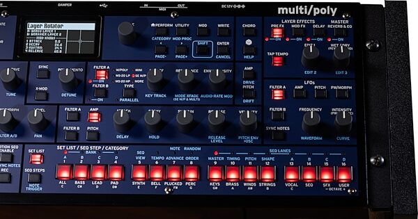 open zoom image for Korg Multi/Poly Analog Modeling Synthesizer Module, New, Action Position Back