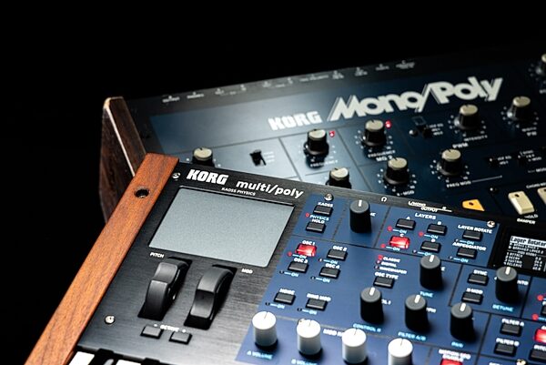 open zoom image for Korg Multi/Poly Virtual Analog Synthesizer, New, Action Position Back