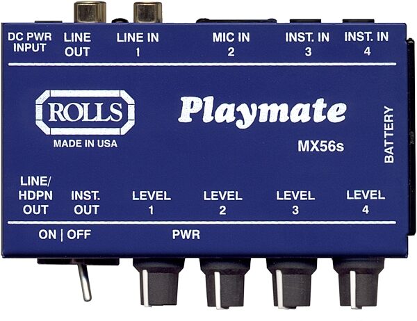 open zoom image for Rolls MX56S Playmate Mixer, Main